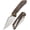 Copper Carbon Fiber, variant on Kansept Fenrir Folding Pocket Knife 3.48'' Damascus Blade,Shred Carbon Fiber Handle,K1034V1