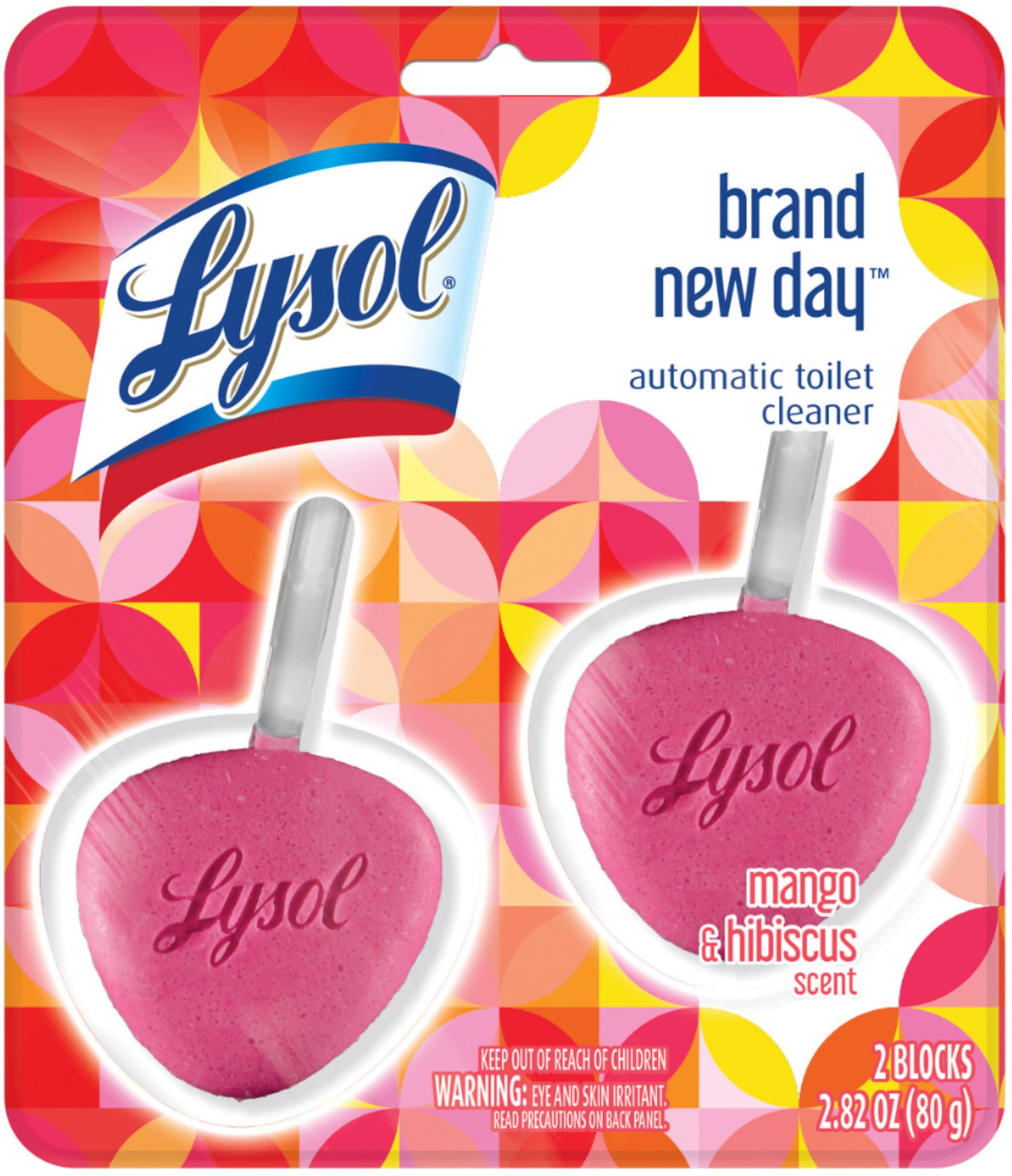LYSOL Automatic Toilet Bowl Cleaner - Brand New Day� Mango & Hibiscus 1 ea (Pack of 3)
