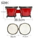 thumbnail image 3 of 6 y 7 pulgadas cabezas tambores de Tambor affricano para la percusión de la , juguetes de Musical perfke DJEMBE BONGO DUMBOR, 3 of 9