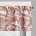 thumbnail image 3 of Ambesonne Blue and Coral Window Valance, Poppy Blossoms Art, 54" X 18", Pale Blue Coral, 3 of 5