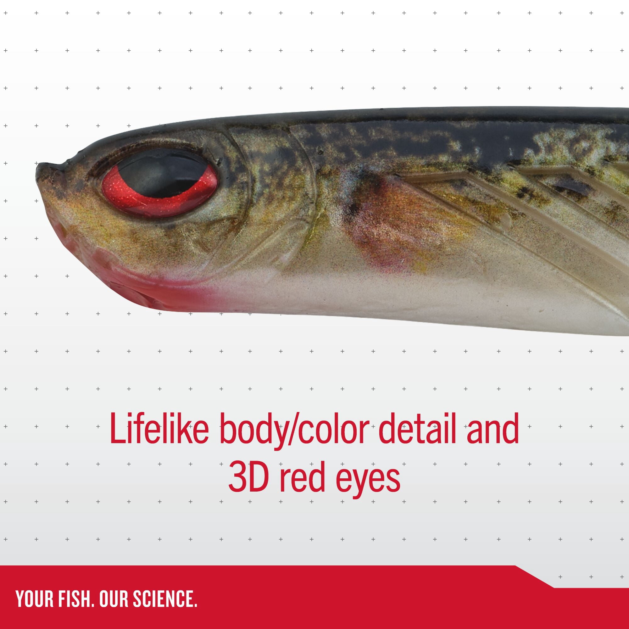 Berkley PowerBait® Ripple Shad, 2 in, Swimbaits, HD Bluegill (8 Count)