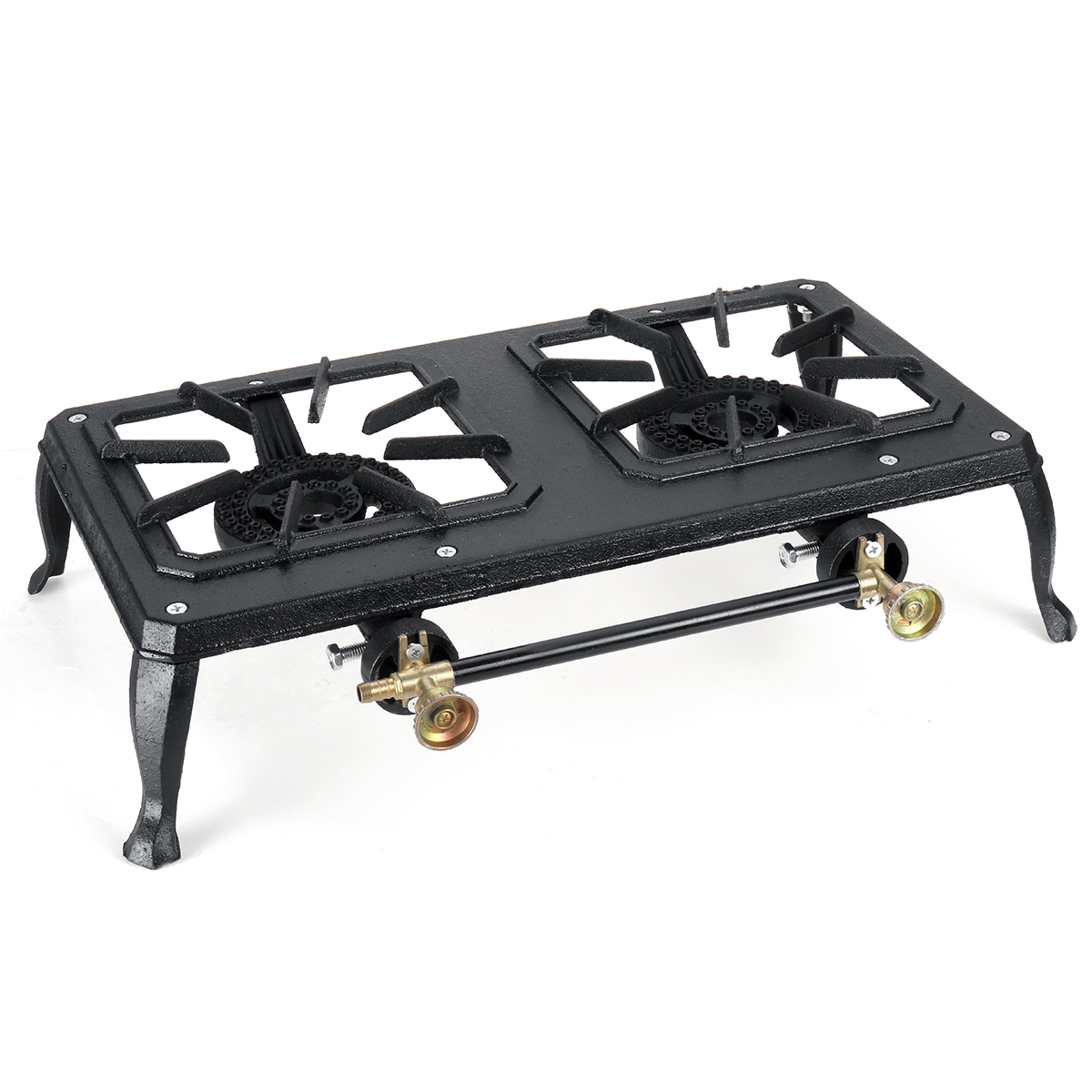 Indoor/Outdoor Cooker Burner Cast Iron LPG Camping Gas Stove, Outdoor