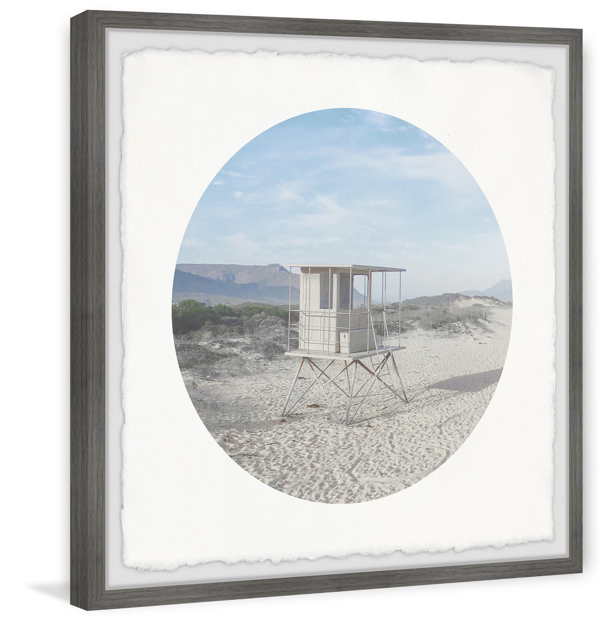 Marmont Hill Beach Tower Framed Wall Art