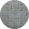thumbnail image 2 of Addison Rugs Mayfield Premium Machine Washable Transitional Americana Brown Round Rug, 8' x 8', 2 of 6