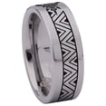 thumbnail image 3 of Mayan Tungsten Carbide Ring, 3 of 9