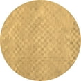 thumbnail image 1 of Ahgly Company Indoor Round Abstract Brown Contemporary Area Rugs, 5' Round, 1 of 4