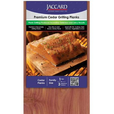 192154 Jaccard Premium Cedar Grilling Planks (Best Cedar Plank Halibut)