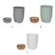 thumbnail image 3 of Yuarrent Maceta de 3 uds. Macetas de autorriego perezoso con bandeja de base, jarrón decorativo transpirable para jardín automático Jardín y Patio Blanco/con Bandeja Juego de 6.5 pulgadas/3 uds. Yuarrent HA084263-03, 3 of 6