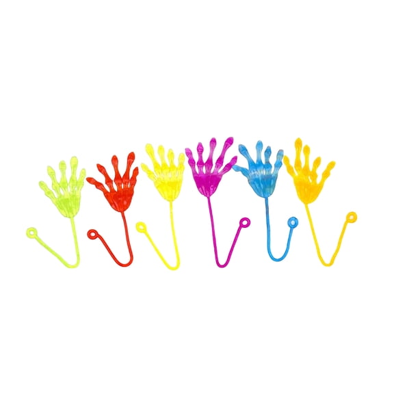 20 Pack Halloween Stretchy Stickys Hands Toy Bulks Party Favors Goodie Bag Stuffers Prank Wall Climbers Toys For Kids Gift