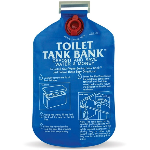 Niagara Conservation Toilet Tank Bank Water Displacement Bag Walmart
