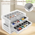 thumbnail image 4 of Naiovety Caja de almacenamiento de cristal para colección de rocas, vitrina de gemas geográficas nacionales, organización Almacenamiento y organización del hogar a, 4 of 5