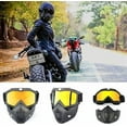thumbnail image 3 of JASGARDE Motorcycle Goggles, Dirt Bike ATV Motocross Goggle Mask, Combat Tactical Military Goggles, Paintball CS Mask Goggle, 3 of 5