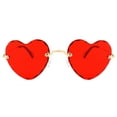 thumbnail image 2 of Gafas de sol Sunnimix de montura de corazón para fiestas rojo, 2 of 5