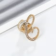 thumbnail image 2 of FJUCHAI Brooch Pin 26 English Letters Brooch Pin, Shiny Rhinestones, High Gloss, Personality, 2 of 7