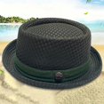 thumbnail image 2 of QASIEATN Relaxed Fit Bucket Hats for Women Summer Breathable Mesh Hat Outdoor Sun Hat British Jazz Hat Trendy Hat Sun Hat Fall Fashion Accessories, 2 of 7