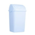 thumbnail image 2 of Superio 13 Gallon Portable Slim Garbage Can, White Granite, 2 of 5
