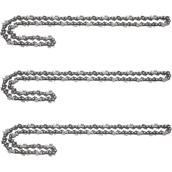 3pack-18 inch Chainsaw Chains .325" Pitch .058" Gauge 72 Drive Links Fit for Husqvarna 440 440E 445 41 350 435 450 545 550 XP, Poulan 4600, 4620, and More