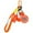 Orange, variant on Dumbbell Keychain Set with Silicone Handle, Silicone Gym Keychain Motivational Fitness Gift for Women Men, Gym Bag Charm Accessories for Workout Enthusiasts