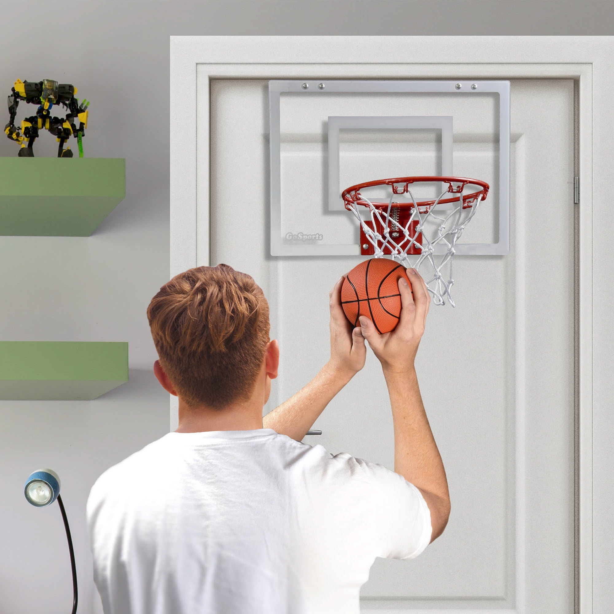 Gosports basketball door hoop with 3 premium basketballs & pump Clearance