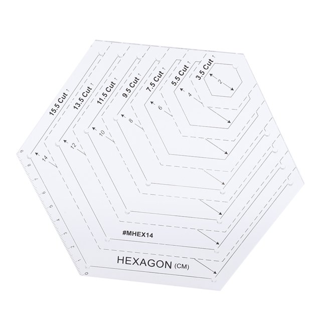Quilting Ruler, High Accuracy Patch Work Ruler Multipurpose Transparent For Measuring
