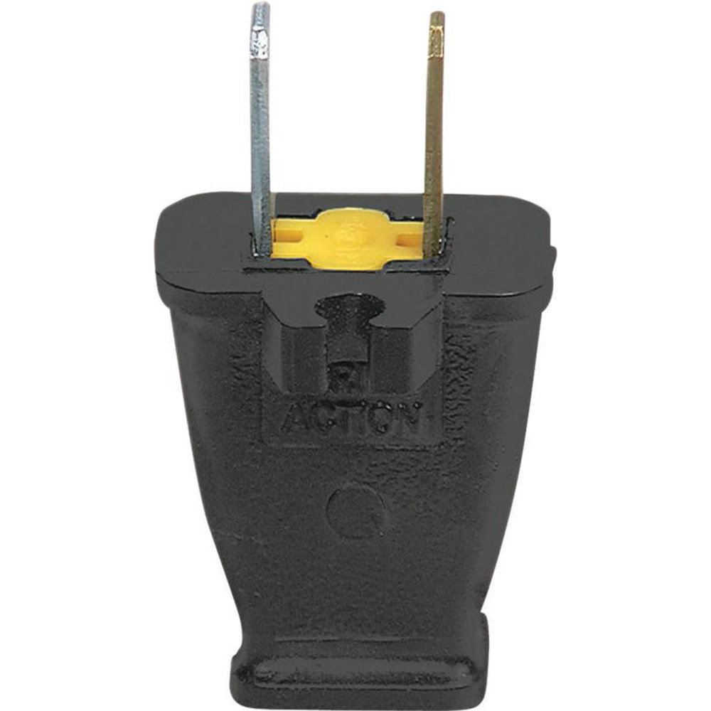 Cooper SA940 Spring Action NonGrounded Polarized Electrical Plug with
