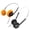 orange, variant on Retro Over-Ear Headphones, Lightweight Wired Stereo Earphones with 3.5mm Jack for Mobile Phones