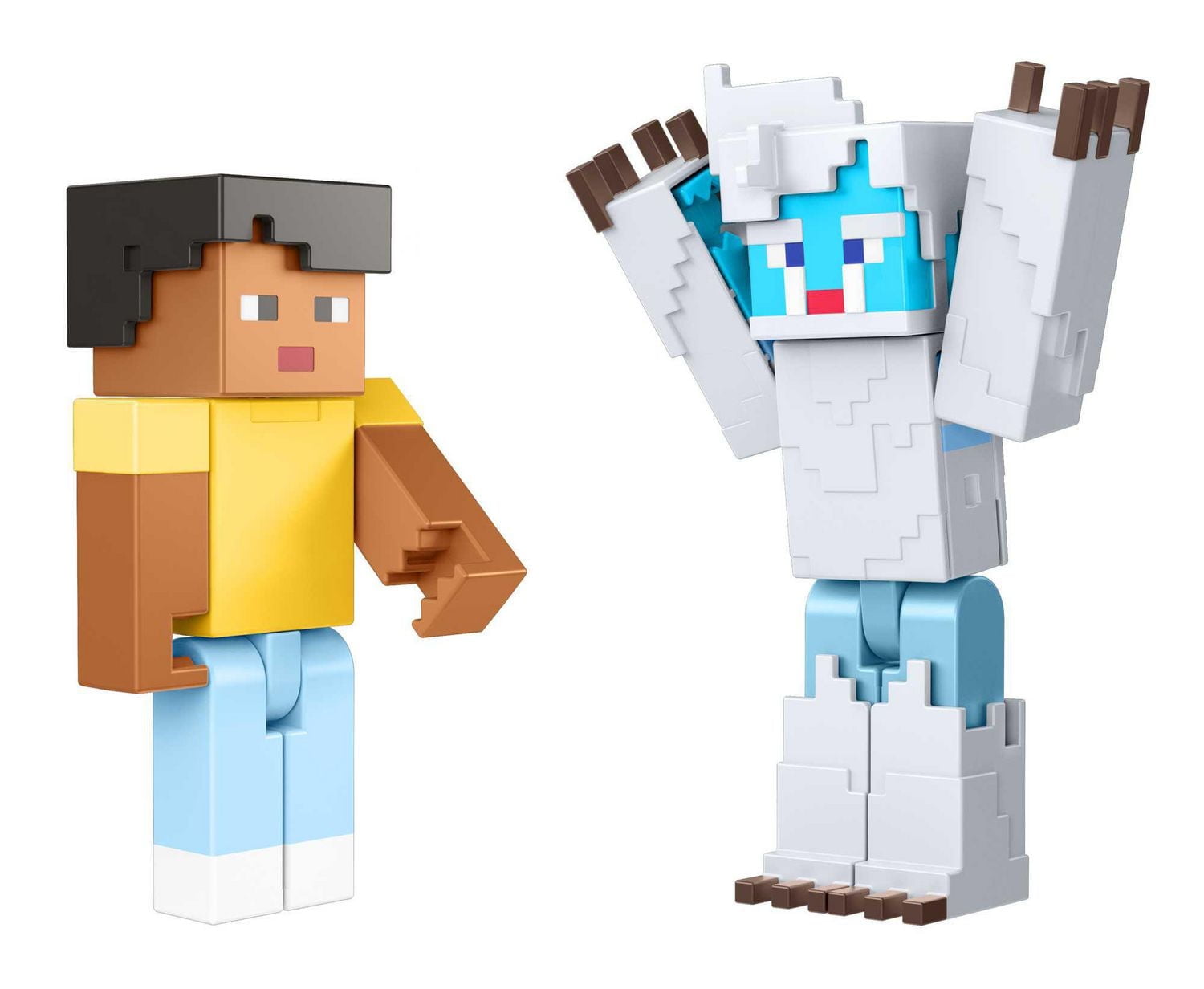 Jeu Minecraft | Figurines articulées et accessoires de Série Créateur | Figurines Steve et Créature de Camp Enderwood