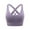 Purple, variant on Sports Bra for Women, Criss-Cross Back Padded Strappy Sports Bras Medium Support Yoga Bra Racerback Bras Purple