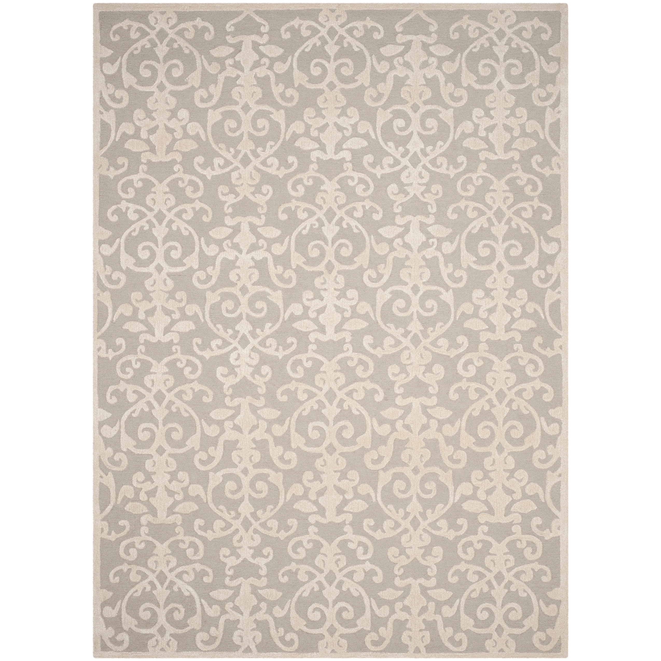 Safavieh Handmade Glamour Felisha Modern Viscose Rug Grey/Ivory 8' x 11