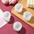thumbnail image 5 of DanLingJewelry 4 Styles 3D Heart Cake Silicone Molds Valentine Rose Heart Resin Casting Molds Mini Heart Silicone Molds for DIY Soap Candle Resin Craft Making, 5 of 7