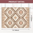 thumbnail image 5 of 9'x12' Area Rugs for Living Room, Machine Washable Non-Slip Carpet, Soft Faux Wool Low Pile Moroccan Farmhouse Western Rug, Camel, 5 of 6