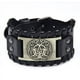 thumbnail image 1 of Pulsera de Cuero MADIOLA Yggdrasil Arbol de la Vida Negro ajustable para Hombre Mujer Novio Pareja Enamorado, 1 of 6