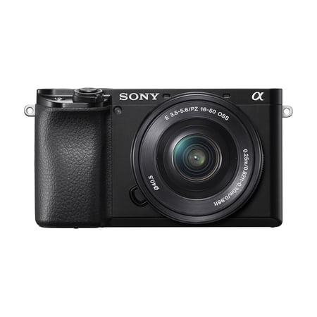 Sony Alpha a6100 Mirrorless Digital Camera with 16–50mm Zoom Lens Kit, Black (International Model)