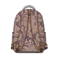 thumbnail image 4 of Geometric Paisley Design School Backpack for Students Colorful Artistic Vintage Boho Floral Pattern, Comfortable and Multifunctional Students’s Backpack, 4 of 6