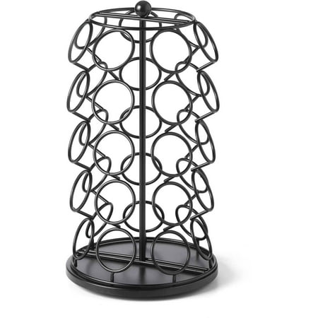 35 Capacity Coffee Pod Carousel in Black