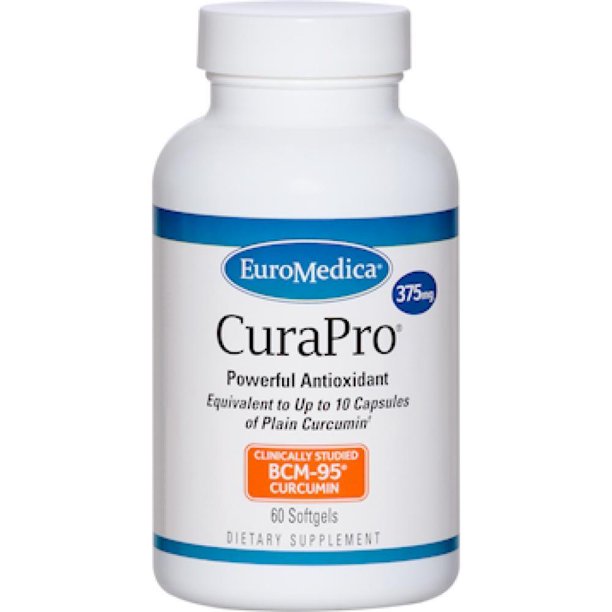 Euromedica, CuraPro 375mg 60 gels - Walmart.com - Walmart.com