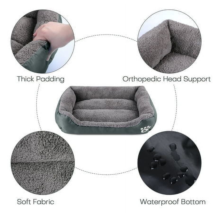 Large Dog Bed for Medium Large Dogs, Washable Dog Beds, Rectangle Dog Bed