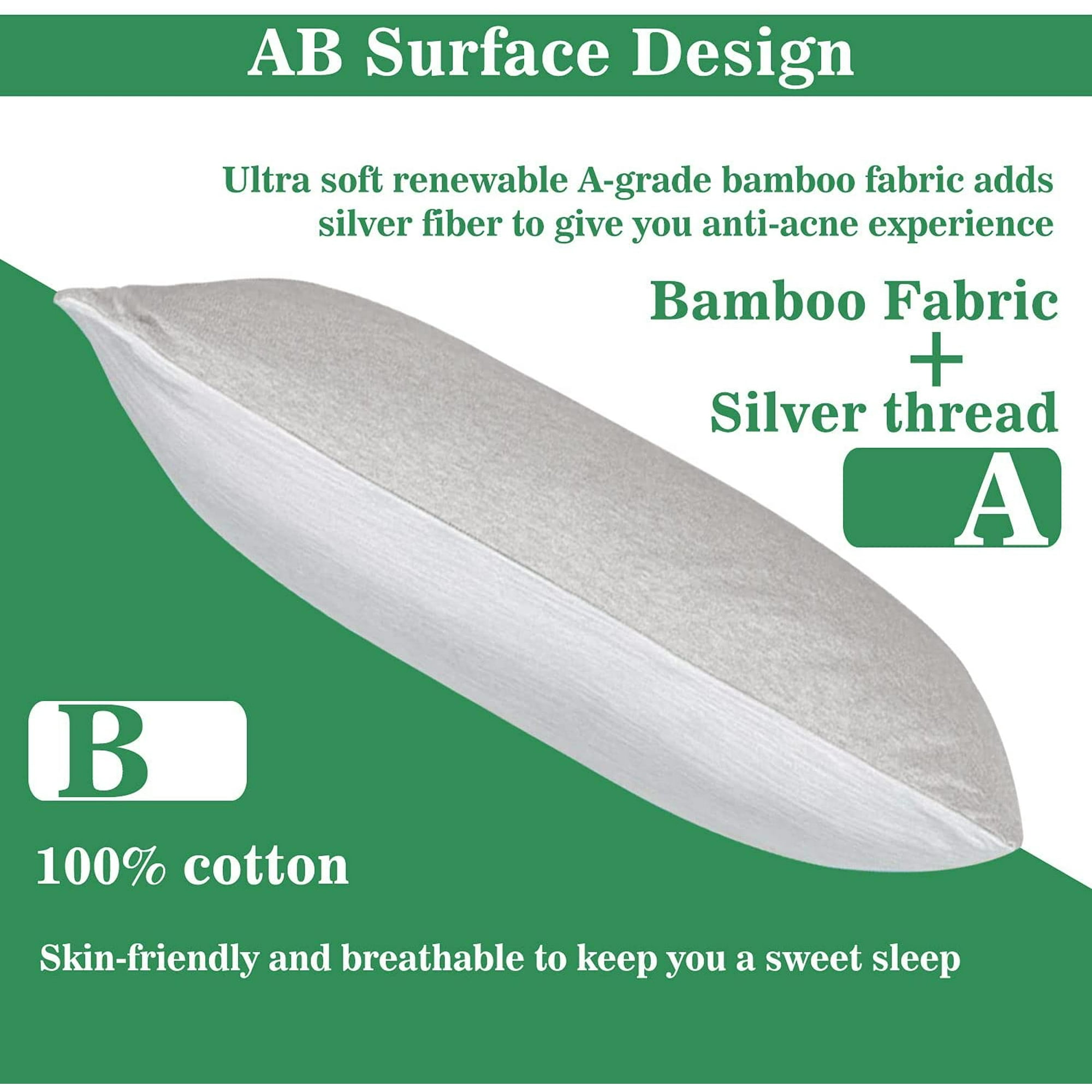 Superior Anti Acne Pillowcase with Silver Infused Technology Acne Fighting Pillow Case to Clean Skin with Ultra Soft and Breathable Bamboo Fabrics 1 Anti Acne Pillowcase 1 Walmart