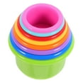 thumbnail image 3 of GAXIRE 8 vasos apilables para conejos: juguetes coloridos para conejos - Juguetes para anidar - Vasos apilables para esconder comida y jugar, 3 of 6