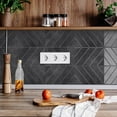 thumbnail image 5 of FLOLEOPA Peel and Stick Backsplash - 20 Sheets of 11.4" x 9" - 3D Adhesive Peel and Stick Tile Backsplash for Kitchen, Bathroom, Wall Tile, 5 of 8