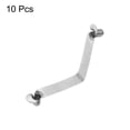 thumbnail image 3 of Unique Bargains 10pcs Double Button Kayak Paddle Snap Spring Clip 39mmx5.9mm V Shaped Hollow Lift Telescopic Locking Pole Clips, 3 of 5