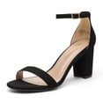 thumbnail image 1 of Dream Pairs Sandalias de tacón bajo con tiras para mujer Dream Pairs CHUNK, 1 of 6