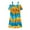 Ink Orchid, variant on FLMEI Toddler Kids Girls Summer Strapless Dress Baby Halter Sleeveless Dresses Casual Floral Camisole Sundress 2-10Y
