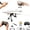 Single Battery, variant on Rc Paper Airplane Kit - DIY Electric Remote Control Plane with Gyro Stabilizer,Dual Propellers Rc Plane Kit,Lightweight Foldable Flying Stem Toy Micro Fixed Wing Drone,Cool Tech Gadgets Gifts