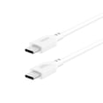 thumbnail image 2 of onn 10 ft USB-C to USB-C Charging Cable, USBIF Certified, White - Compatible with iPhone 16/15 Series, Samsung Galaxy, Note, Pixel Devices, iPad Pro, 2 of 8