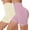 Pink+Beige, variant on 2-Pack Biker Shorts for Women, Anti-Chafing Workout Shorts - Multiple Colors , Black & Purple, Size S