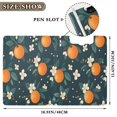 thumbnail image 3 of FORMRS A4 Clipboard Folder with Pen Holder Horizontal Foldable School Office Binder, Green Floral Oranges, 3 of 9
