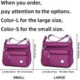 thumbnail image 6 of Women Shoulder Handbag Roomy Multiple Pockets Bag Ladies Crossbody Purse Fashion Tote Top Handle Satchel, 6 of 9