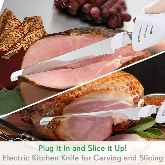 FACEGA Electric Knife for Carving Meats,Poultry,Bread,Crafting Foam&More