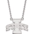 thumbnail image 1 of Sterling Silver S. Rh-P Logoart Iowa State University Large Pendant With Necklace (18 X 26) Made In United States ss007ias-18, 1 of 5